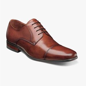 NEW - Florsheim men’s formal Dress Shoe - Cognac brown - size 8 US / 41 EU